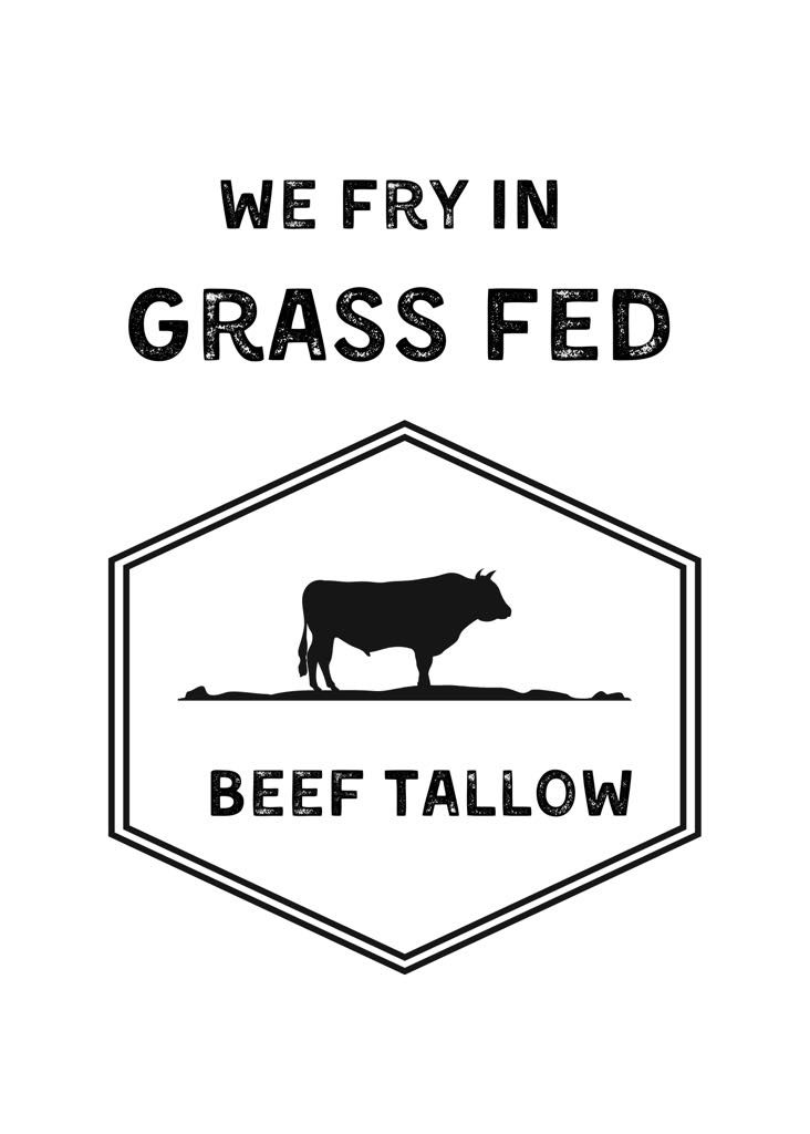 We fry in grass fed beef tallow